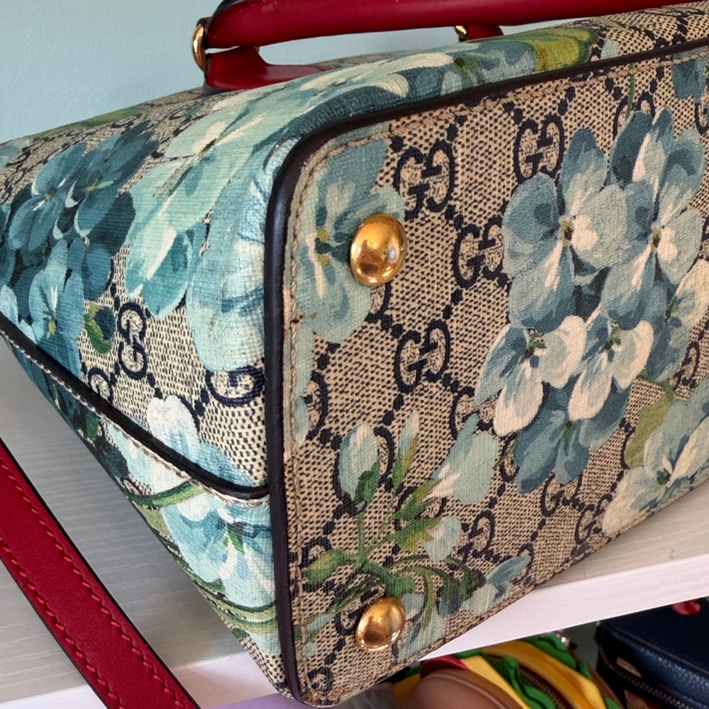 Gucci Bloom Satchel Bag with Crossbody Strap - Picture 13 of 14
